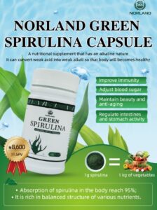 norland green spirulina capsules